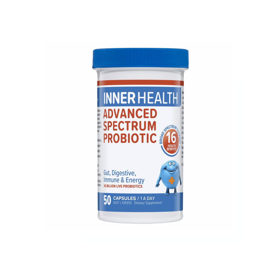Inner Health Advanced Spectrum Probiotic 50 Capsules