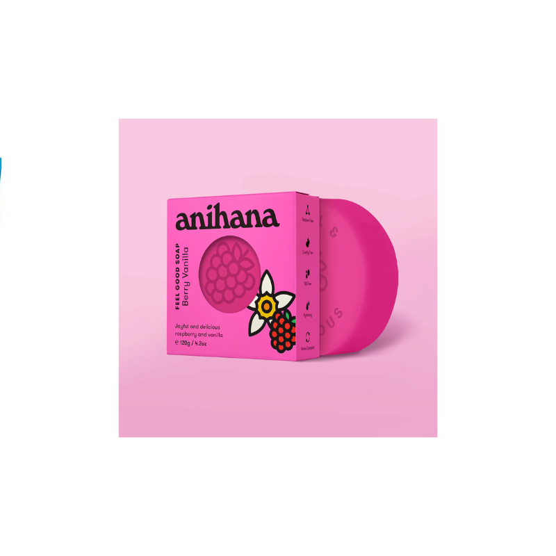 Anihana Feel-Good Soap Berry Vanilla 120g