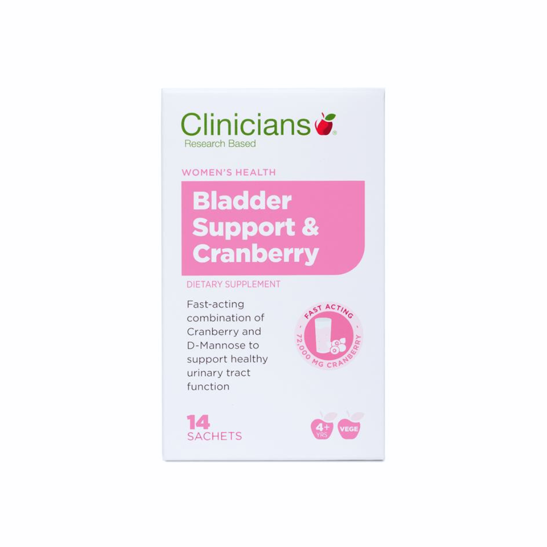 Clinicians Bladder Support With Cranberry 2g 14 Sachets