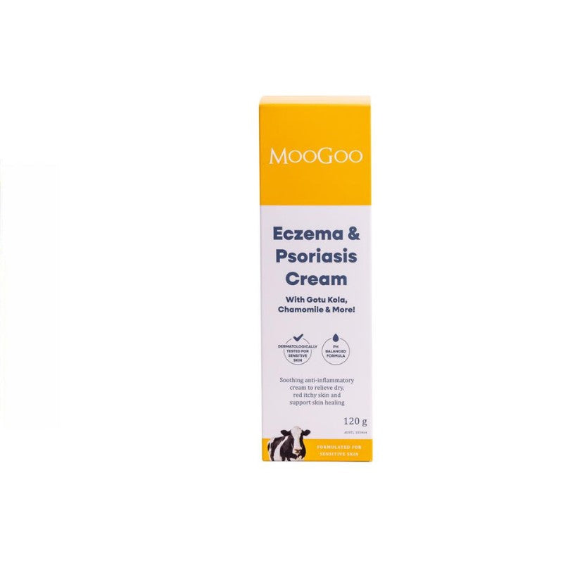 MooGoo Eczema & Psoriasis Cream 120g (with Gotu Kola & Chamomile)