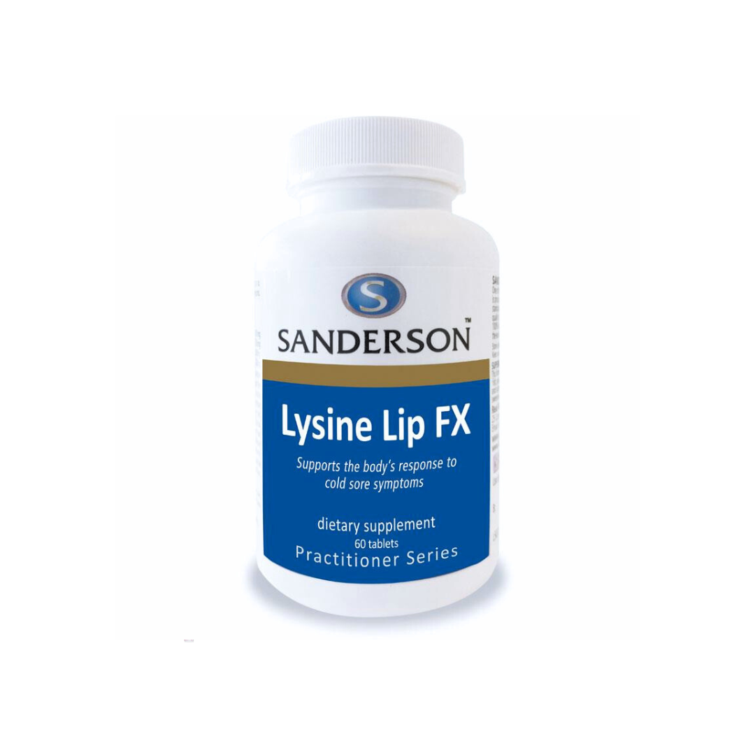 Sanderson Lysine Lip FX 60 Tablets