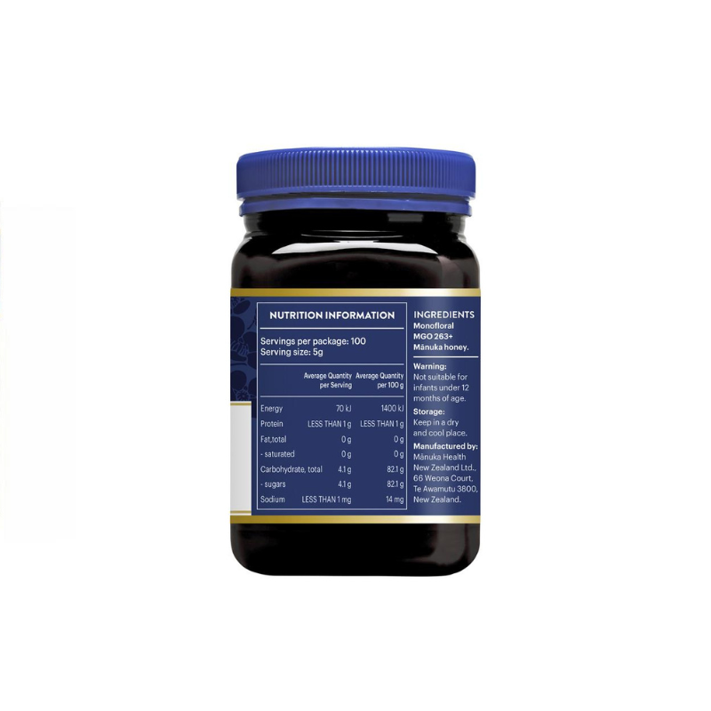 Manuka Health MGO263+ UMF10 Manuka Honey 500g