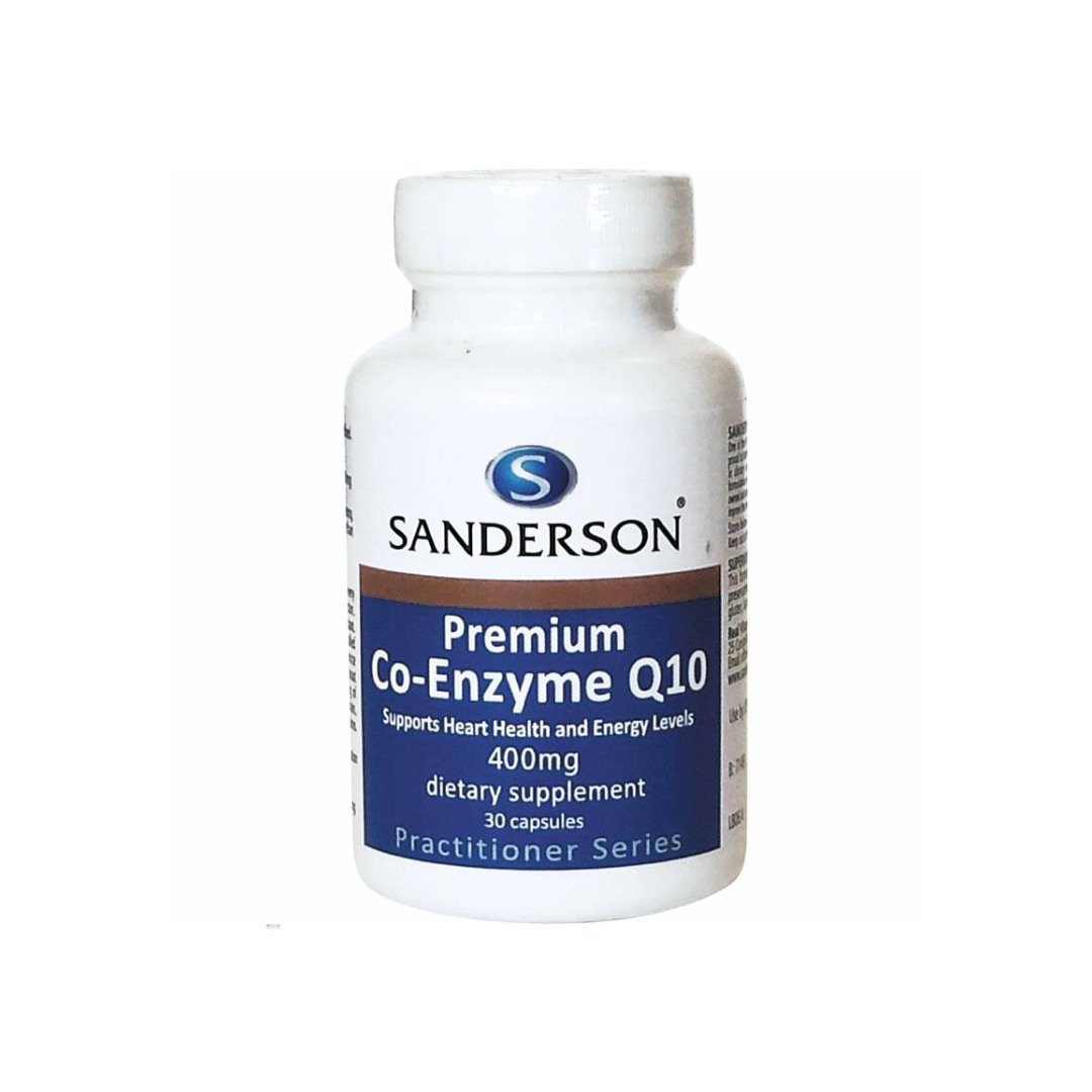 Sanderson Premium Co-Enzyme Q10 400mg 30 Capsules