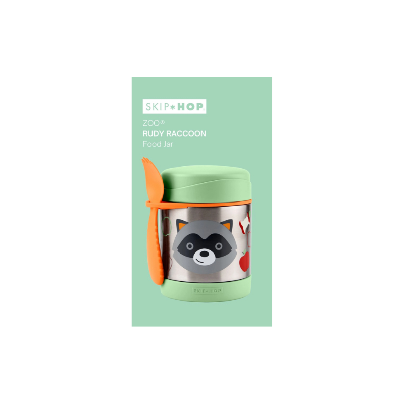 Skip Hop Zoo Insulated Food Jar - Racoon