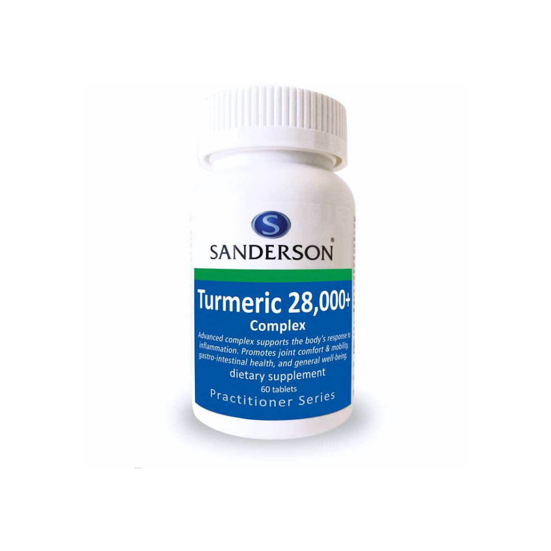 Sanderson Turmeric 28,000+ Complex 60 Tablets