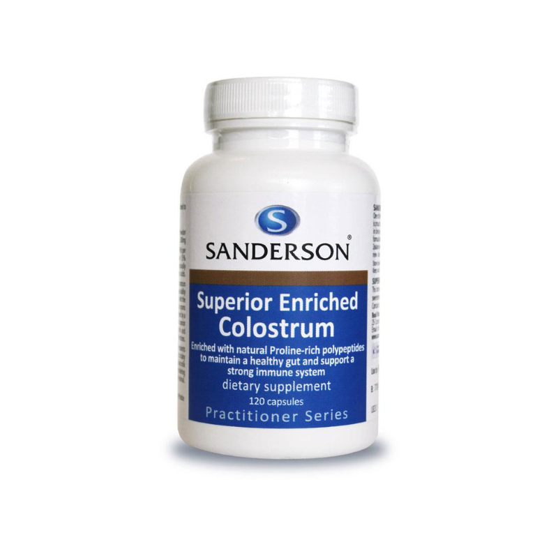 Sanderson Superior Enriched Colostrum 120 Capsules