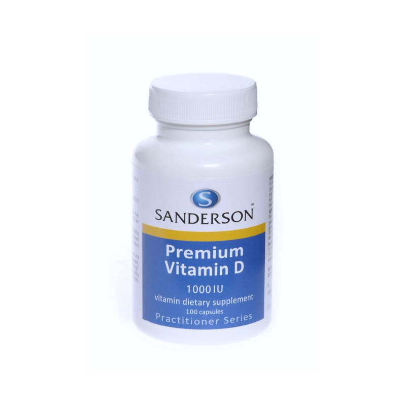 Sanderson Vitamin D3 1,000IU Soy Free 100 Capsules