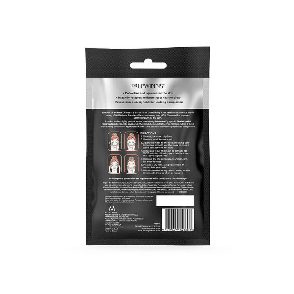 Dr. LeWinn's Eternal Youth Charcoal & Black Pearl Detoxifying Face Mask