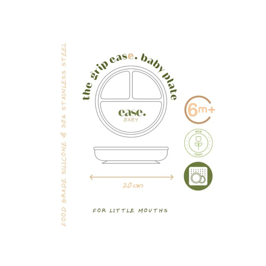 Ease.Baby The Grip Ease Duo Baby Plate Set