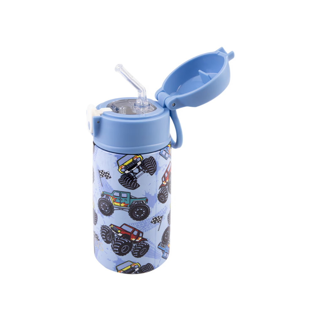 Oasis Double Wall Insulated Sipper Straw Kid's Drink Bottle - 400ml