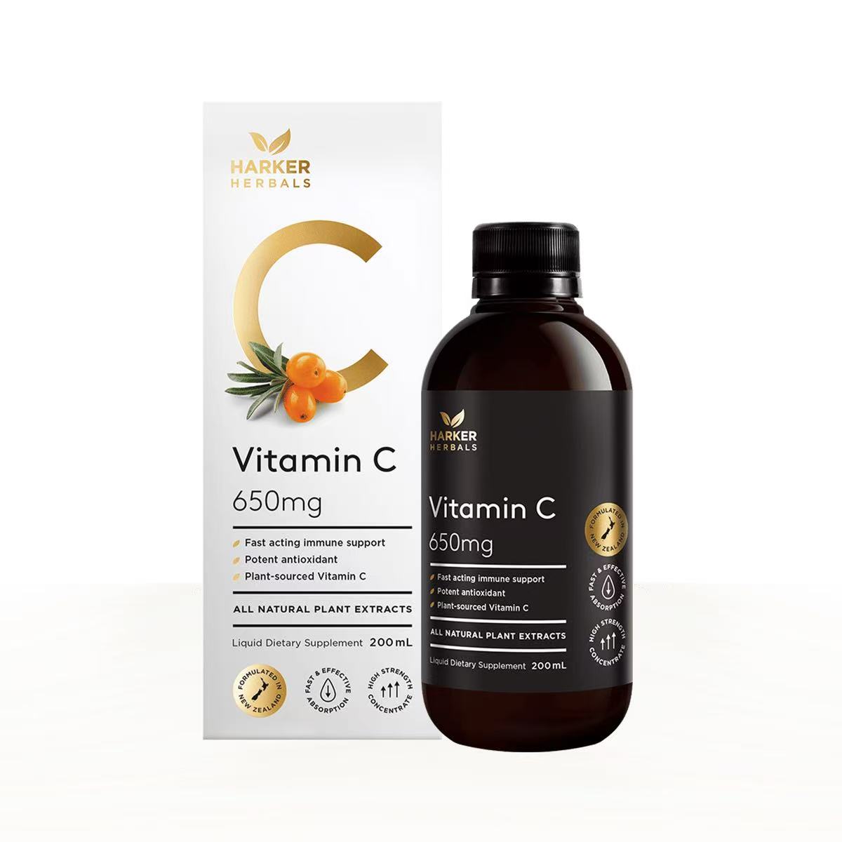 Harker Herbals Vitamin C 650mg Syrup 200ml