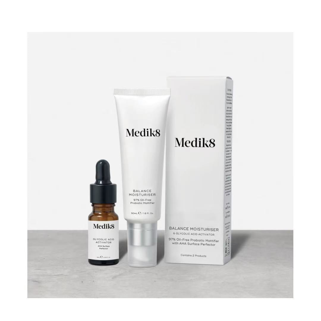 MEDIK8 Balance Moisturiser & Glycolic Acid Activator 2 Products