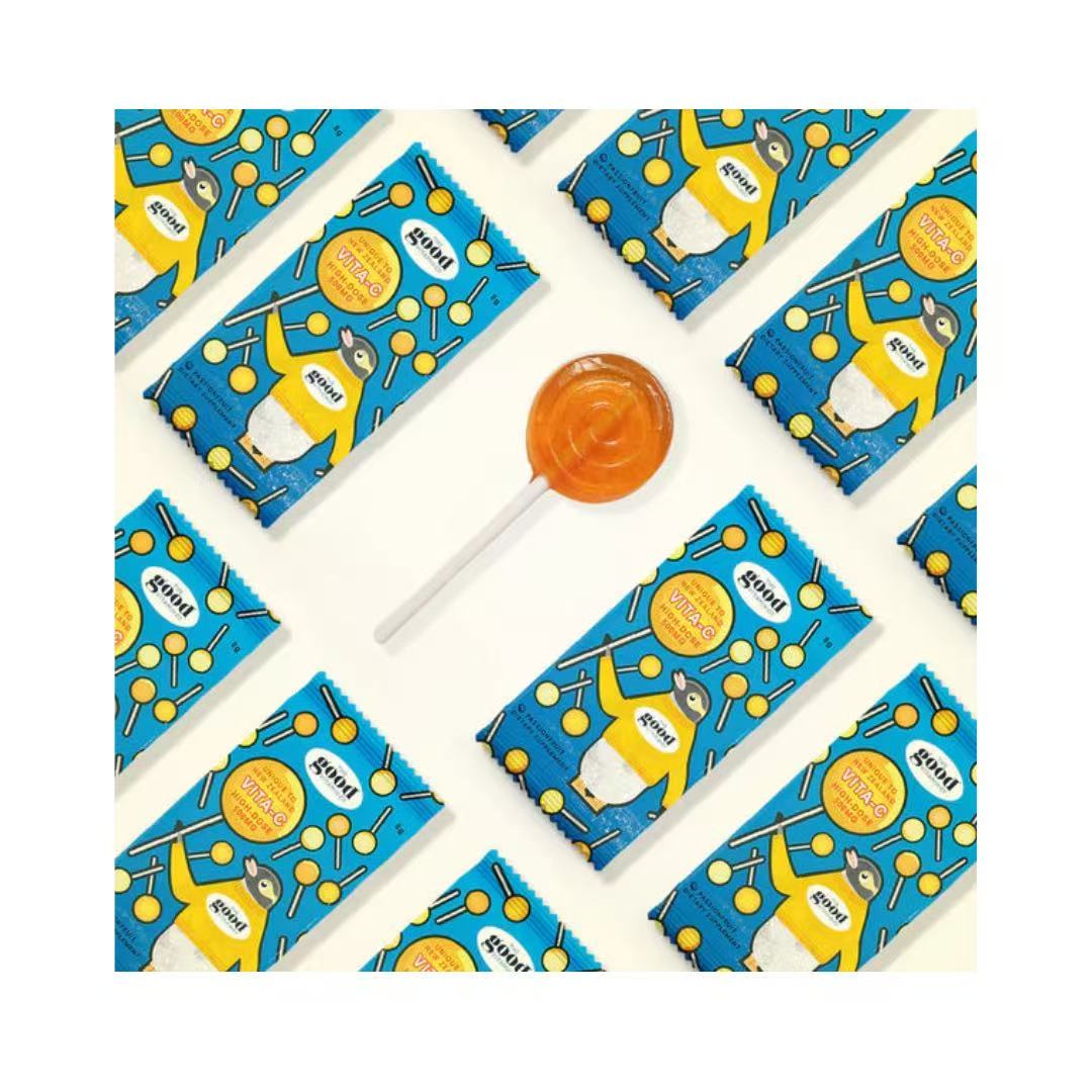 The Good Vitamin Co Kids Vitamin C Lollipops 12pk