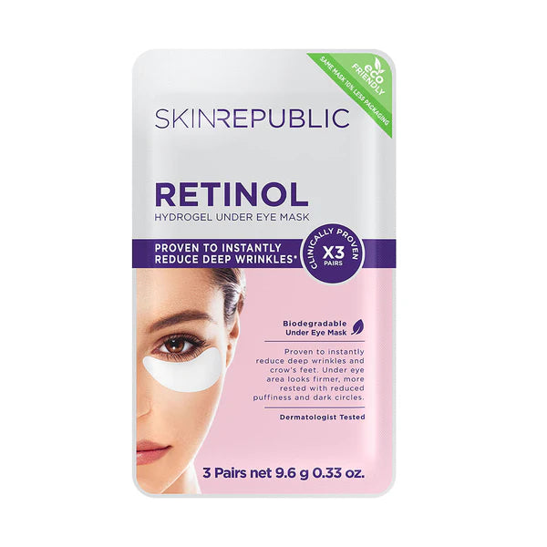 Skin Republic Retinol Hydrogel Under Eye Patches 3 Pairs