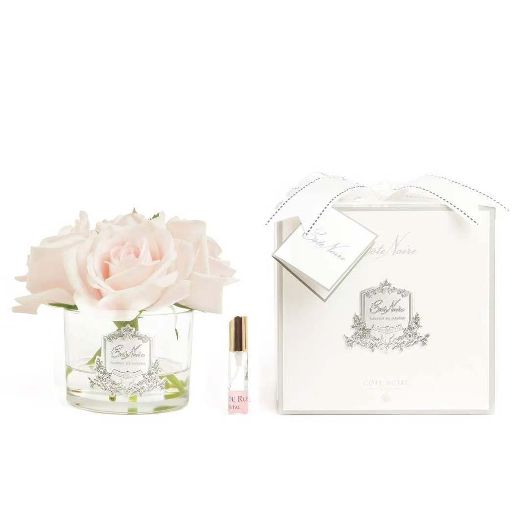 Cote Noire Perfumed Natural Touch 5 Roses - Clear - French Pink