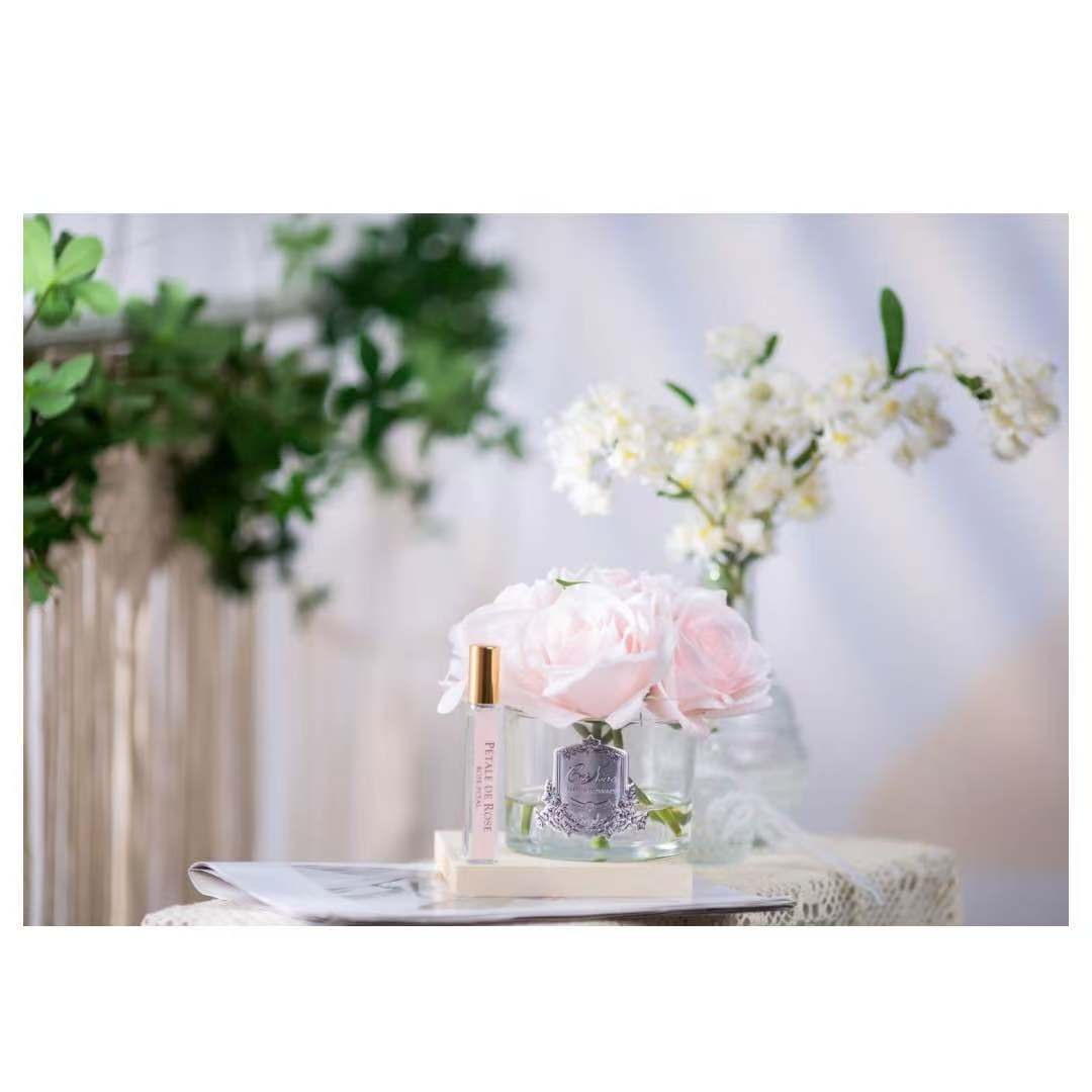 Cote Noire Perfumed Natural Touch 5 Roses - Clear - French Pink