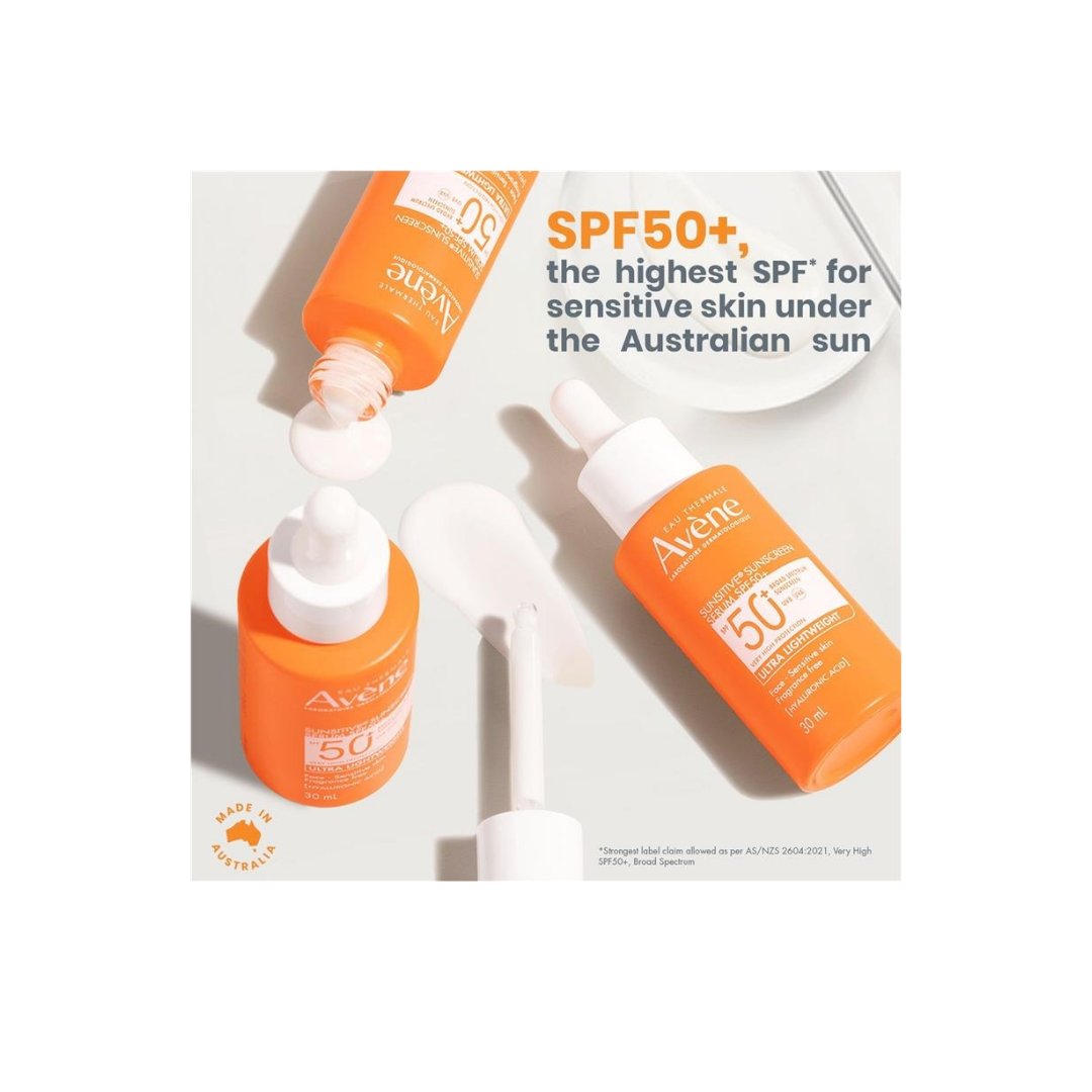 Avene Sunsitive Sunscreen Serum SPF 50+ 30ml