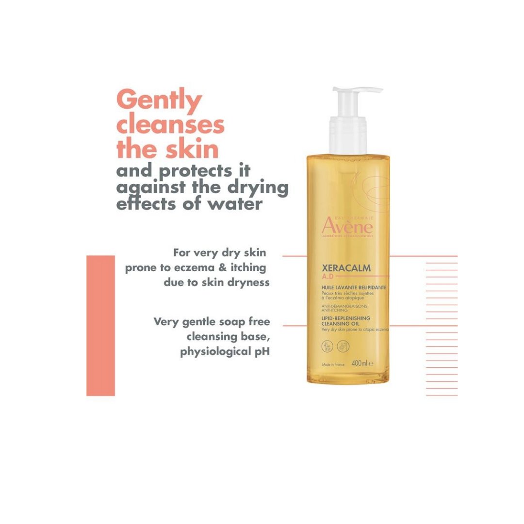Avene XeraCalm A.D Lipid-replenishing Cleansing Oil 400ml