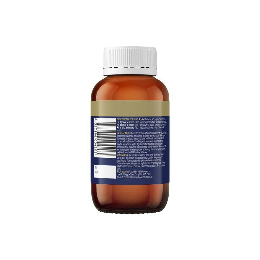 Bioceuticals Multigest Enzymes 90 Capsules
