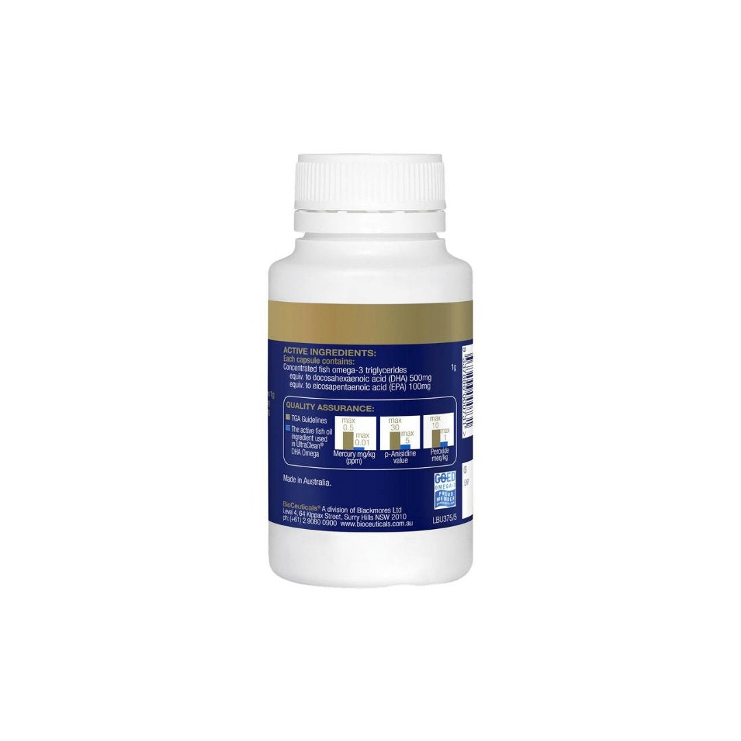 Bioceuticals UltraClean DHA Omega 60 Capsules