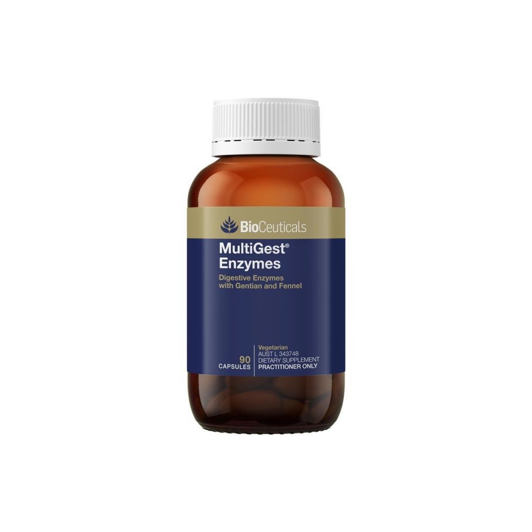 Bioceuticals Multigest Enzymes 90 Capsules – Pharmville Pharmacy