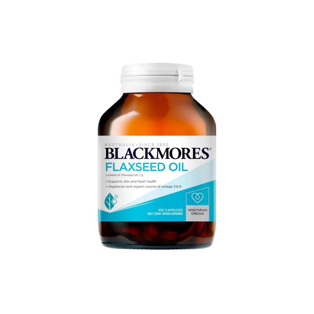 Blackmores Flaxseed Oil 1000mg 100 Vegetarian Capsules