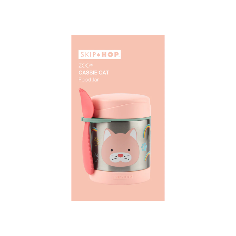 Skip Hop Zoo Insulated Food Jar - Cat