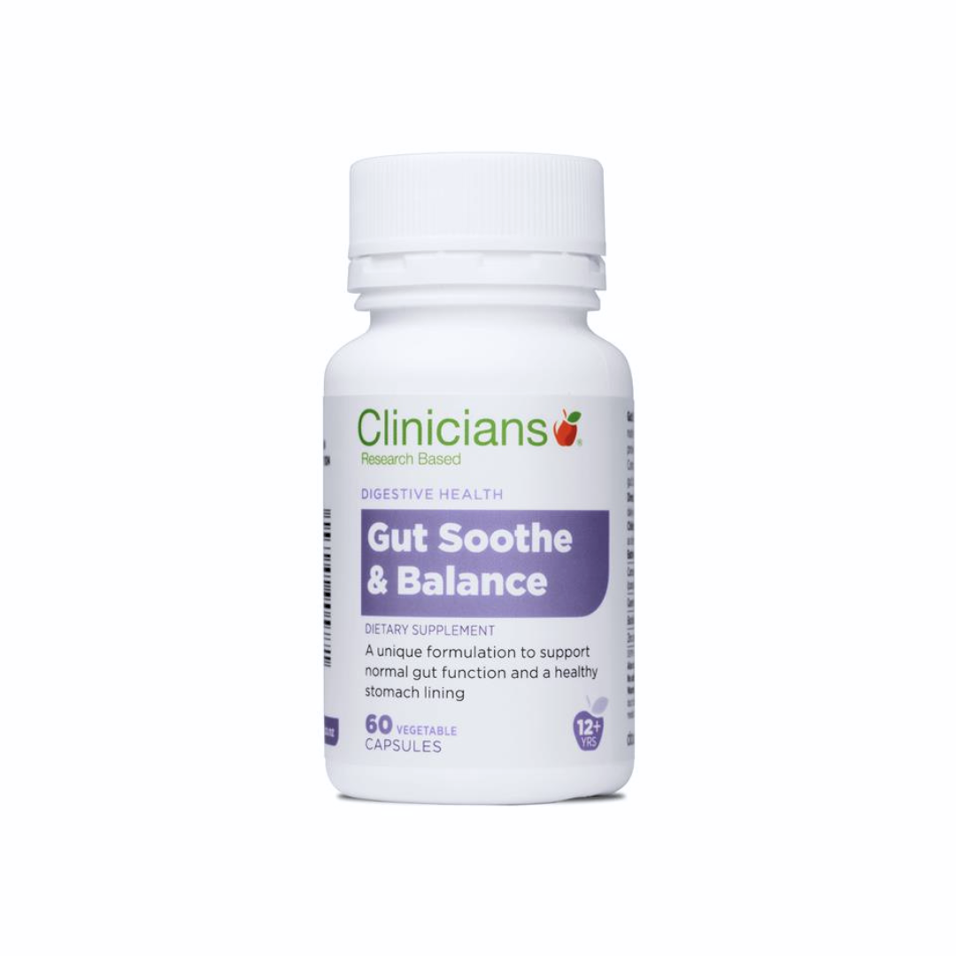 Clinicians Gut Soothe & Balance 60 Capsules