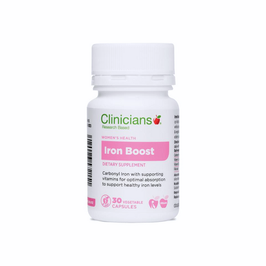 Clinicians Iron Boost 30 Capsules