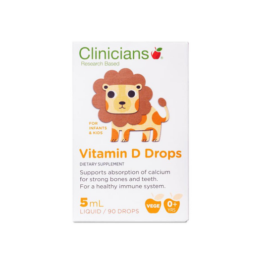 Clinicians Vitamin D Drops For Infants & Kids 5ml