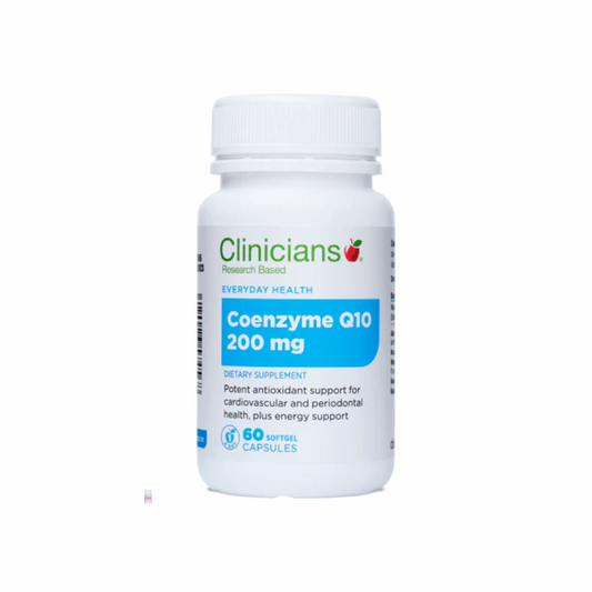 Clinicians CoQ10 200mg 60 Capsules