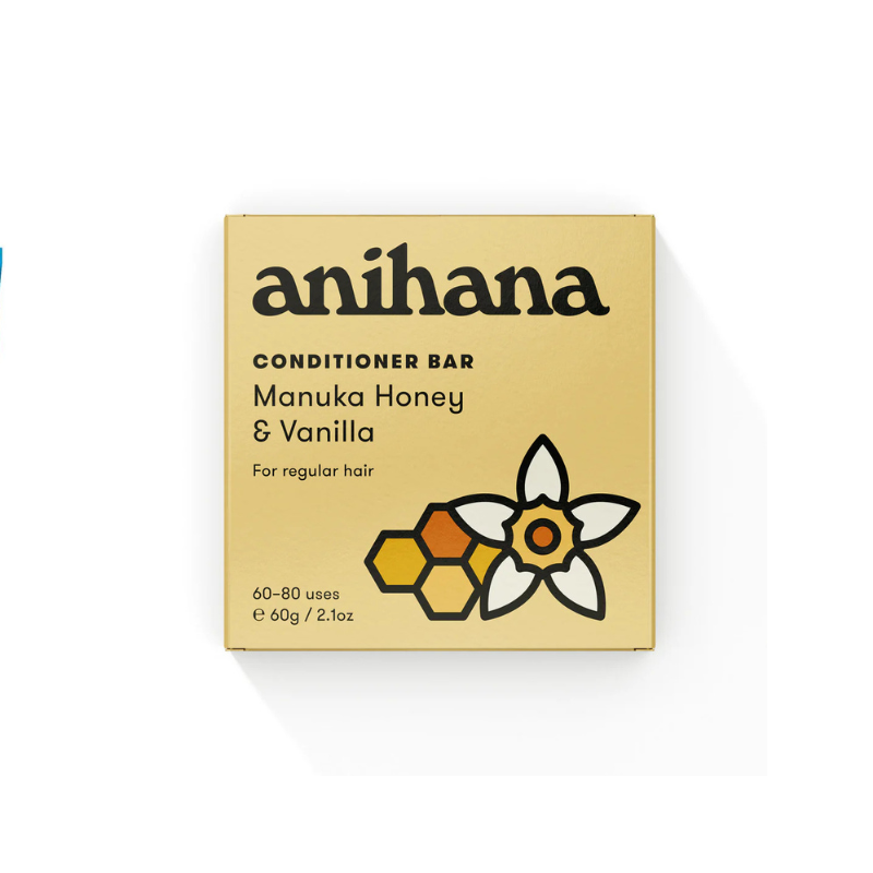 Anihana Conditioner Bar Manuka Honey & Vanilla 60g