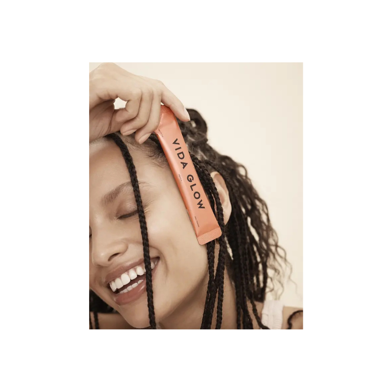 Vida Glow Natural Marine Collagen Sachets - Peach