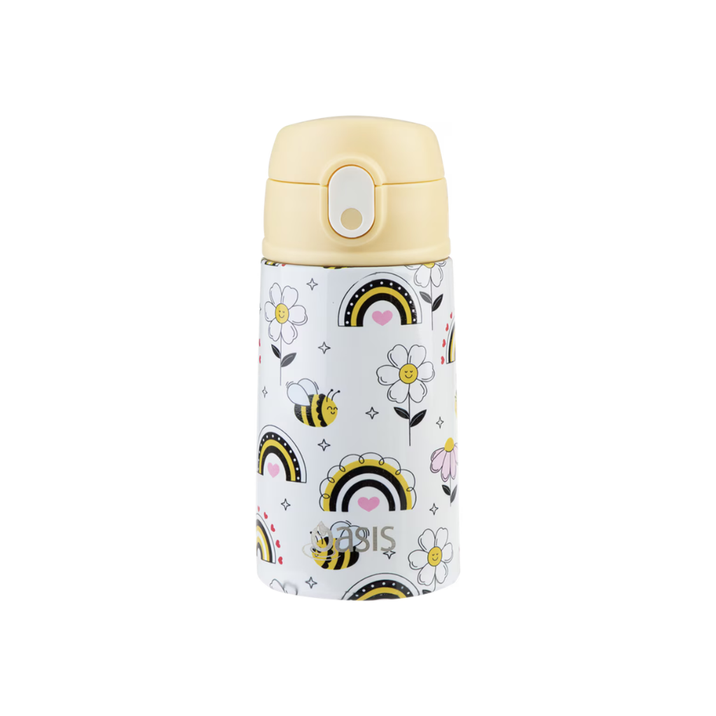 Oasis Double Wall Insulated Sipper Straw Kid's Drink Bottle - 400ml