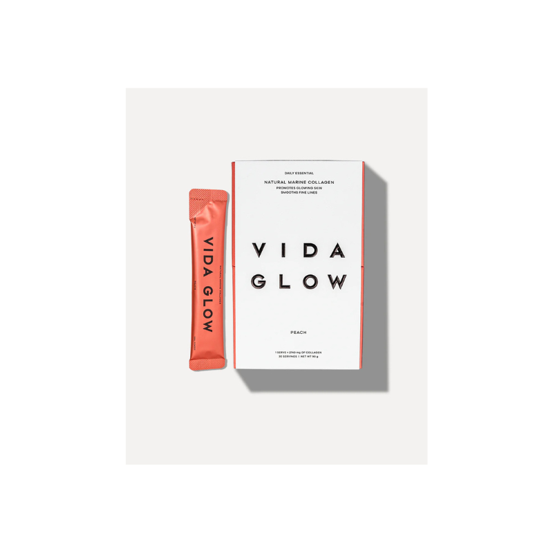 Vida Glow Natural Marine Collagen Sachets - Peach