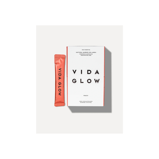 Vida Glow Natural Marine Collagen Sachets - Peach