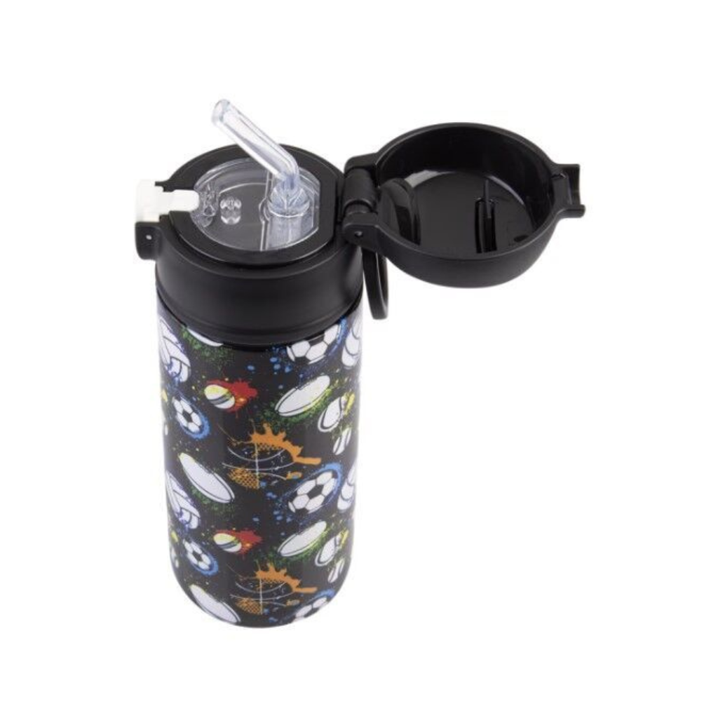 Oasis Double Wall Insulated Sipper Straw Kid's Drink Bottle - 550ml Sports