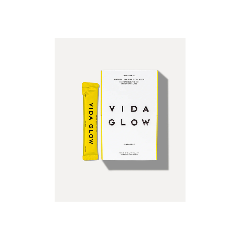 Vida Glow Natural Marine Collagen Sachets - Pineapple