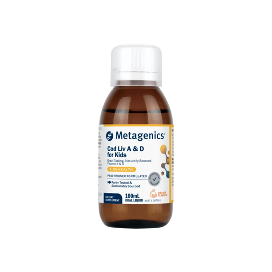 Metagenics Cod Liv A & D for Kids 100ml