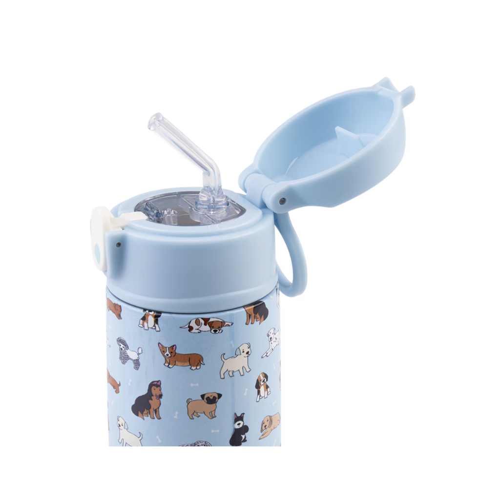 Oasis Double Wall Insulated Sipper Straw Kid's Drink Bottle - 400ml