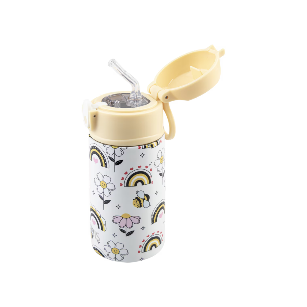 Oasis Double Wall Insulated Sipper Straw Kid's Drink Bottle - 400ml