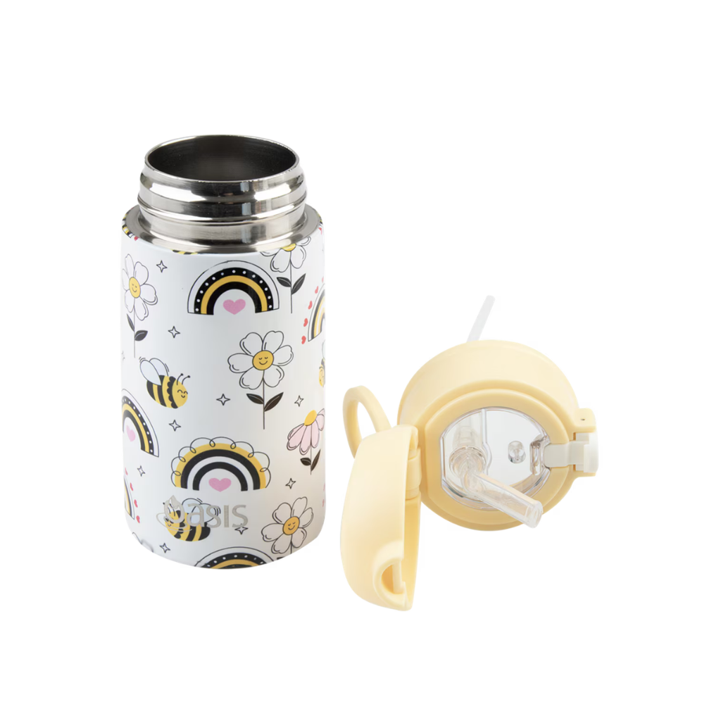 Oasis Double Wall Insulated Sipper Straw Kid's Drink Bottle - 400ml