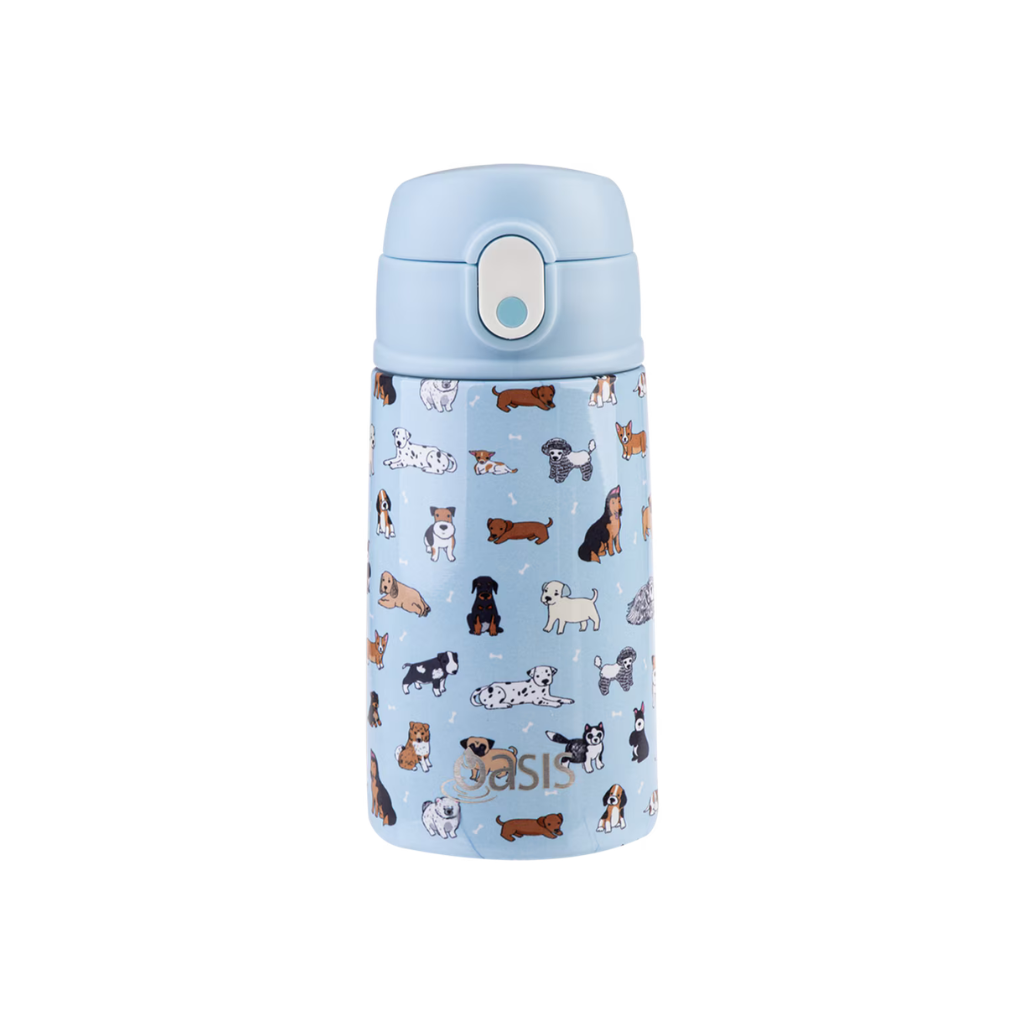 Oasis Double Wall Insulated Sipper Straw Kid's Drink Bottle - 400ml