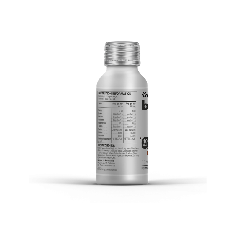 BellyMe Energy Fuel Caffeine + B12 60 mL（Natural Berry Flavour）