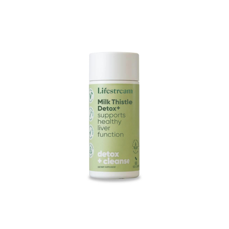 Lifestream Milk Thistle Detox+ 60 VegeCapsules