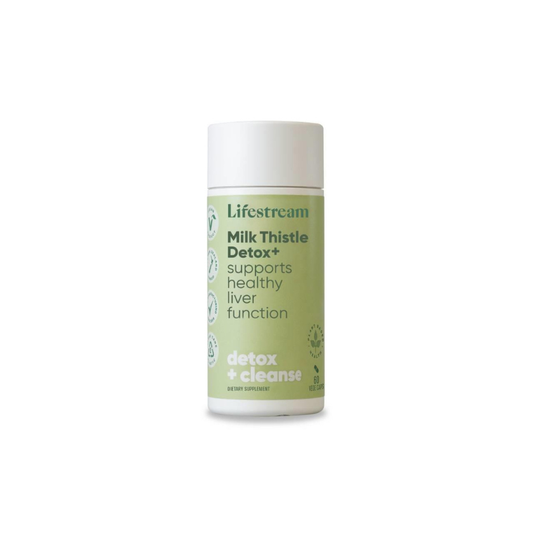 Lifestream Milk Thistle Detox+ 60 VegeCapsules