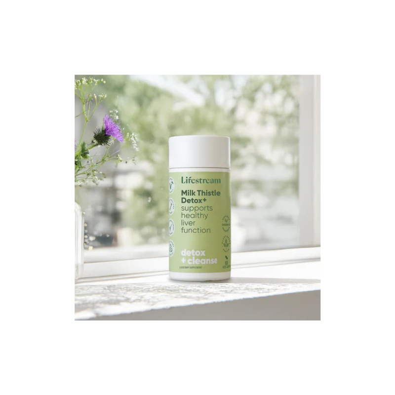 Lifestream Milk Thistle Detox+ 60 VegeCapsules