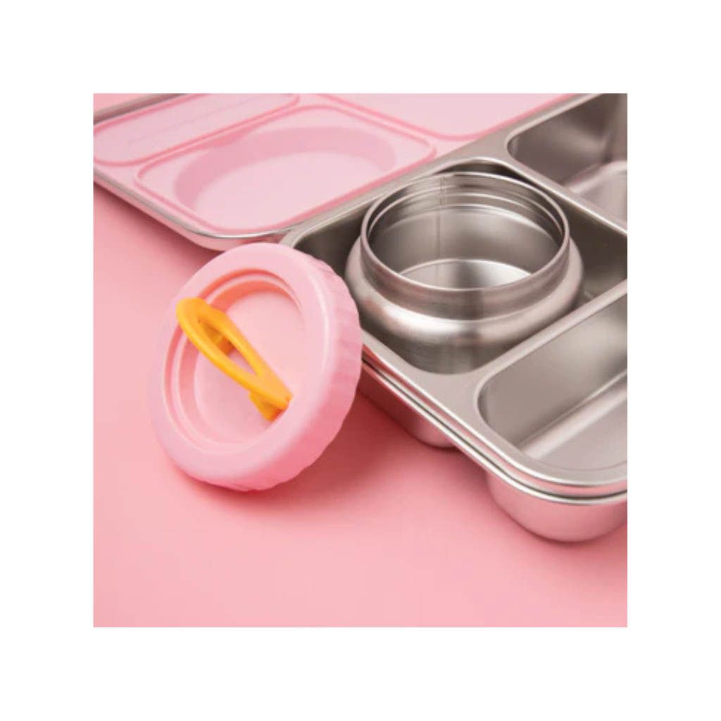 Nudie Rudie The Hot n Cold Hero Box Stainless Steel Lunchbox - Pink