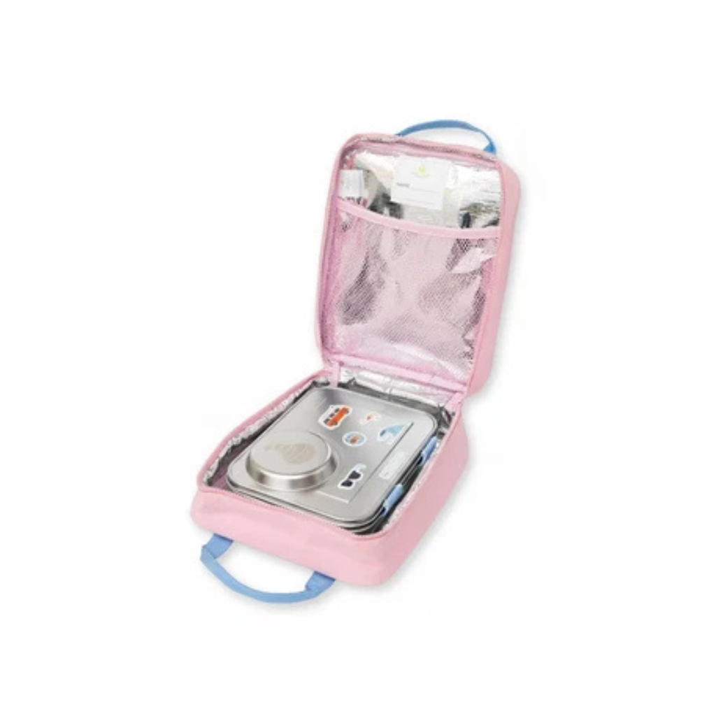Nudie Rudie The Hot n Cold Hero Box Stainless Steel Lunchbox - Pink