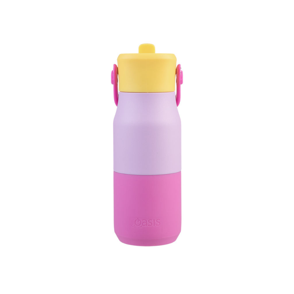 Oasis Double Wall Insulated Sipper Jnr Drink Bottle - 400ml